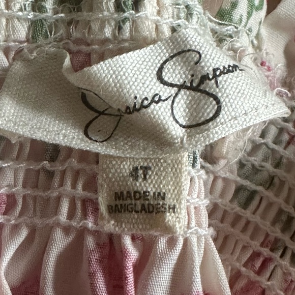 4T Floral Jessica Simpson top - Picture 4 of 4